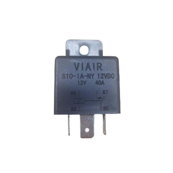 Viair 93943 40 Amp 24V Relay With Mounting Tab - Heavy Duty 4-Prong Relay For Air Compressors & 24 Volt Systems